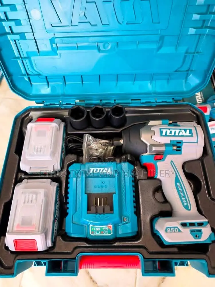Total 20v Cordless Impact Wrench,
