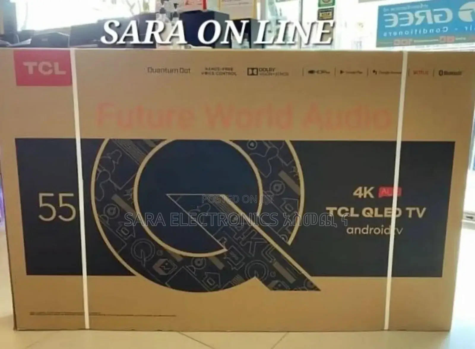 ♡◇Tcl 55" Qled Tv New 2025 10year Warranty Free Delivery