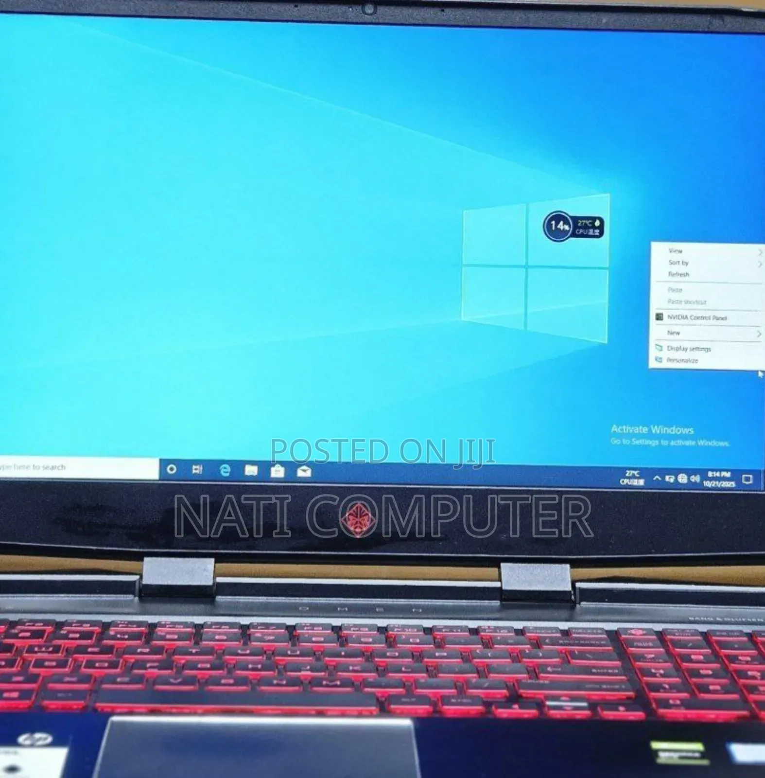 New Laptop HP Omen X 16GB Intel Core I5 SSD 512GB