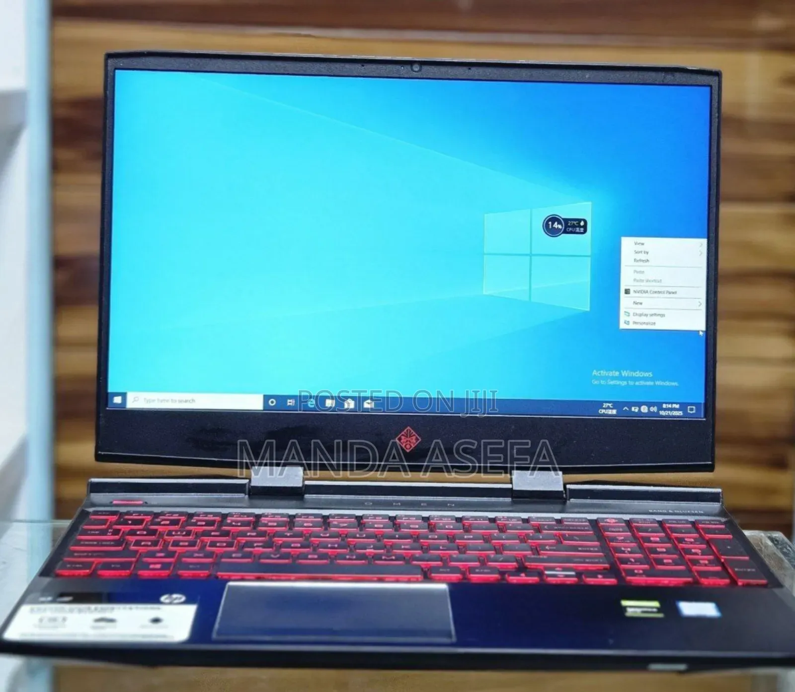 New Laptop HP Omen X 16GB Intel Core I5 SSD 512GB