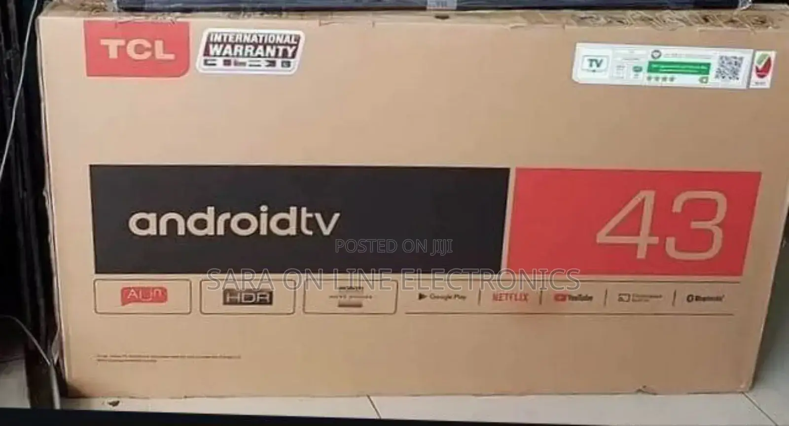 Tcl 43" Android Tv New Model ◇◇☆Free Delivery