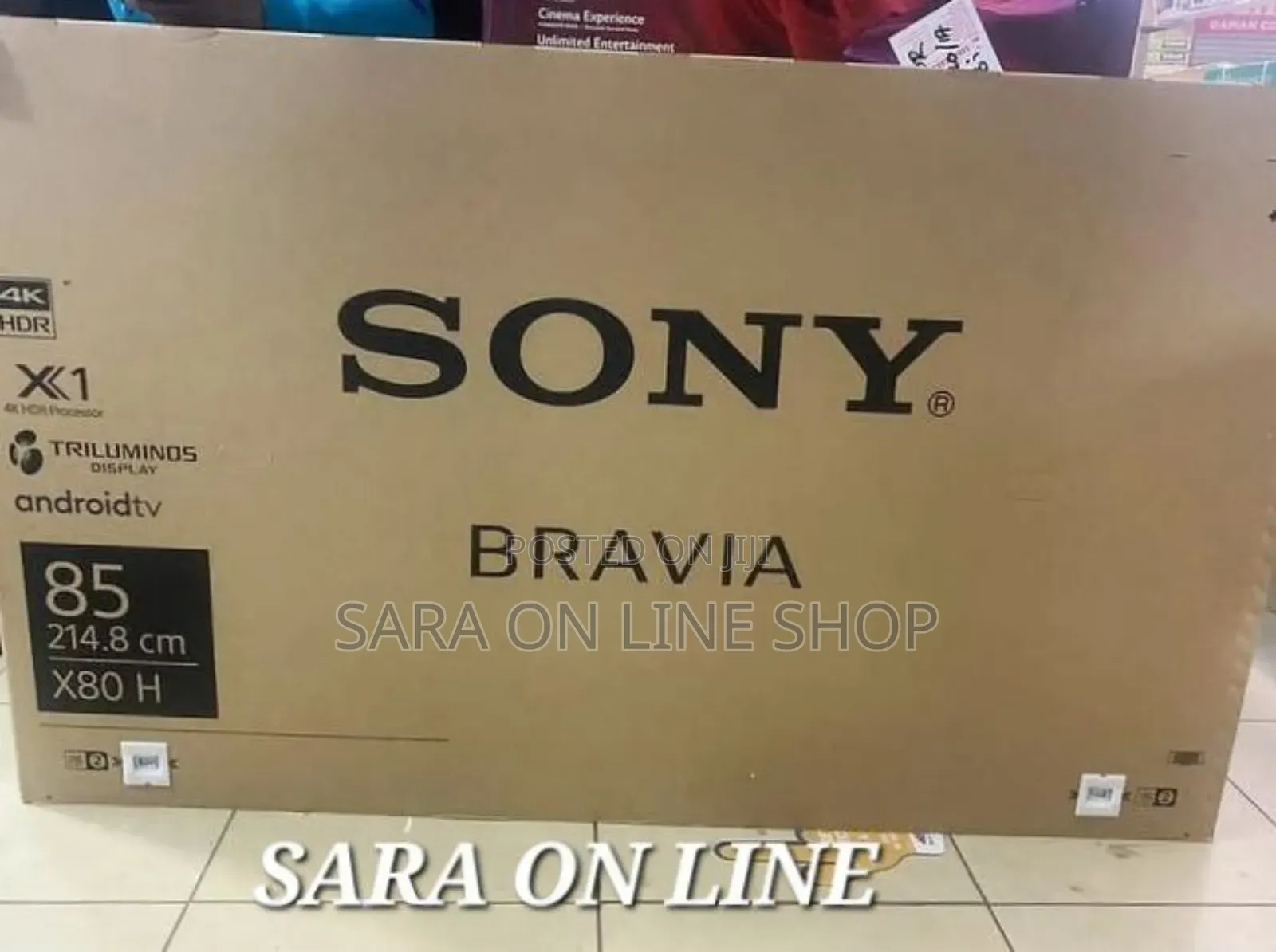 Sony Bravia 85" HDR Tv **New Model **Free Delivery