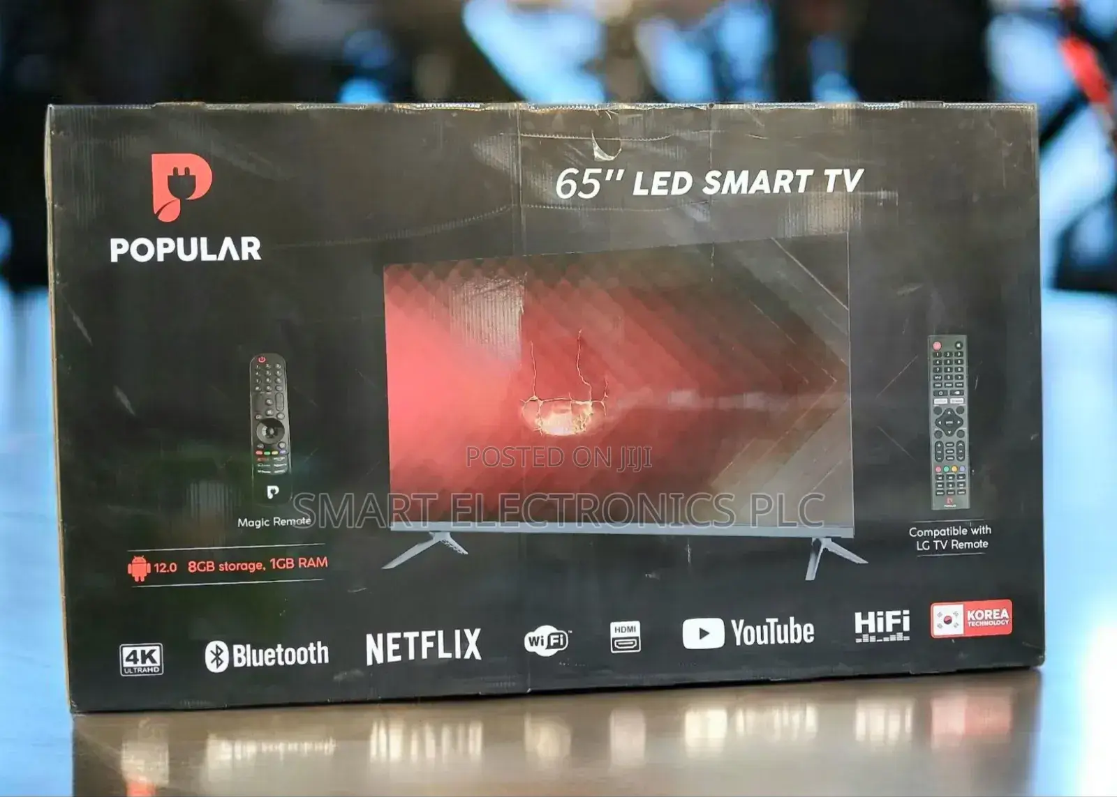 Popular 65 Inch Smart 4kuhd Smart Android High Definition Resolution T