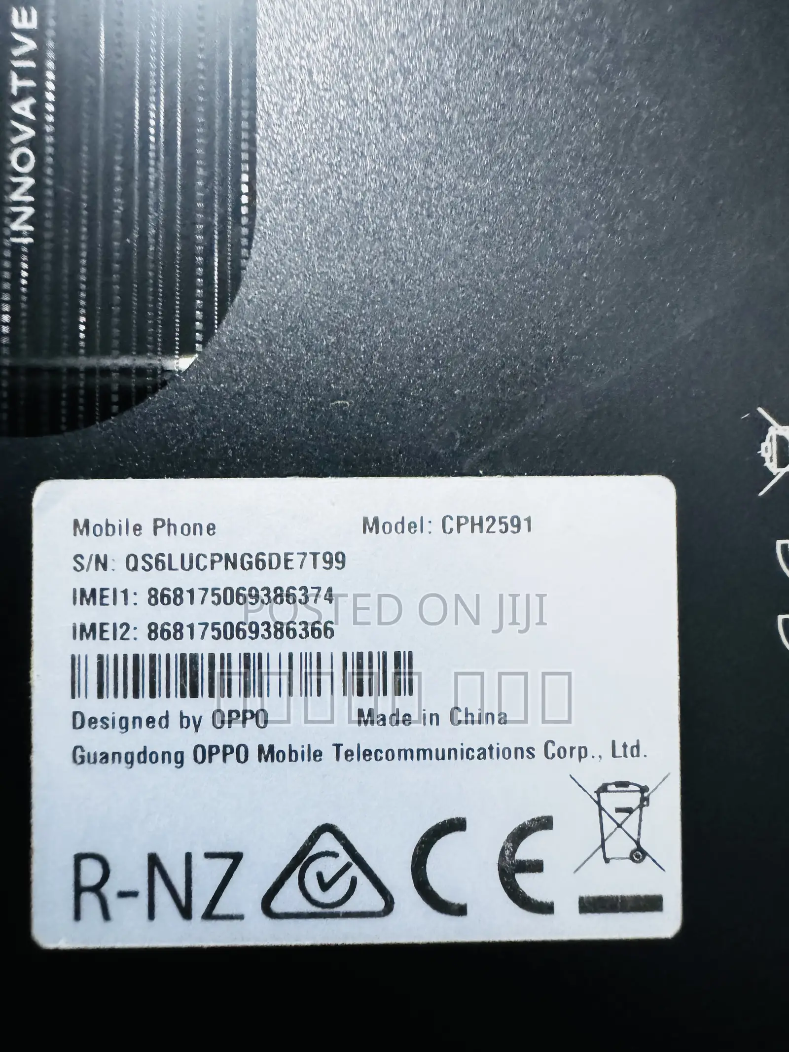 Oppo A18 128 GB Black