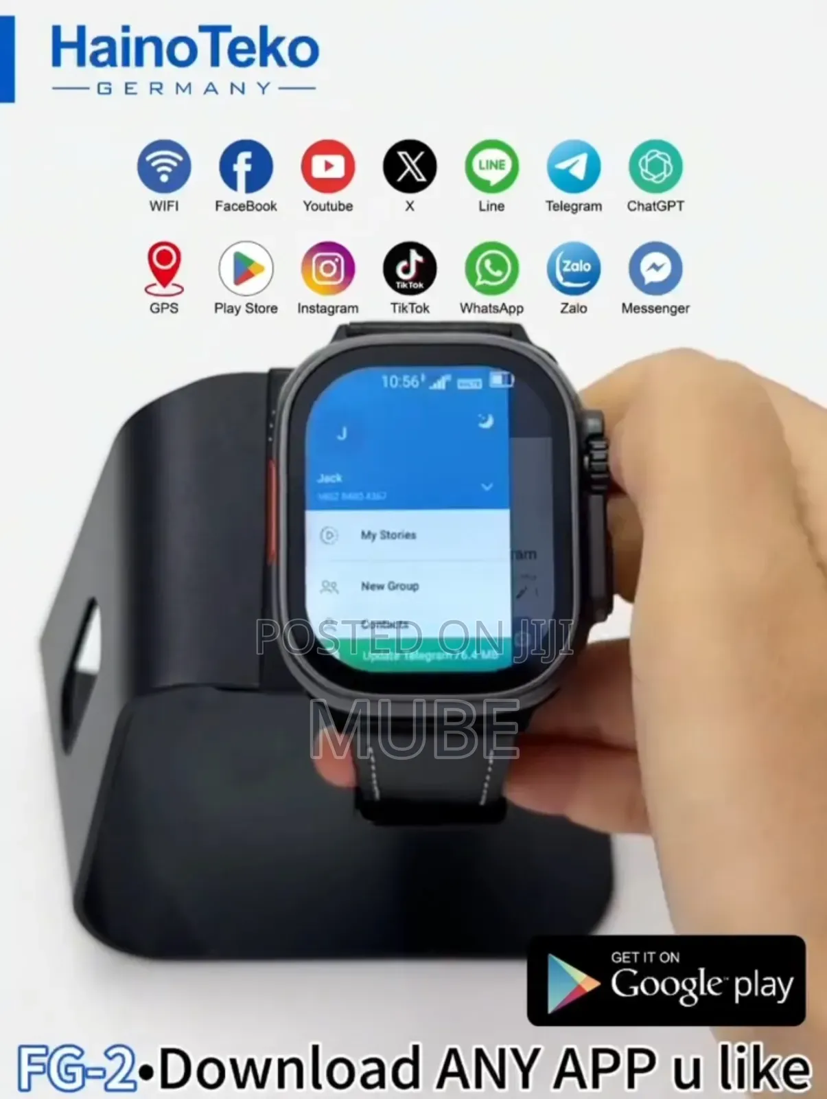 Hainoteko Fg-2 5g Smart Watch