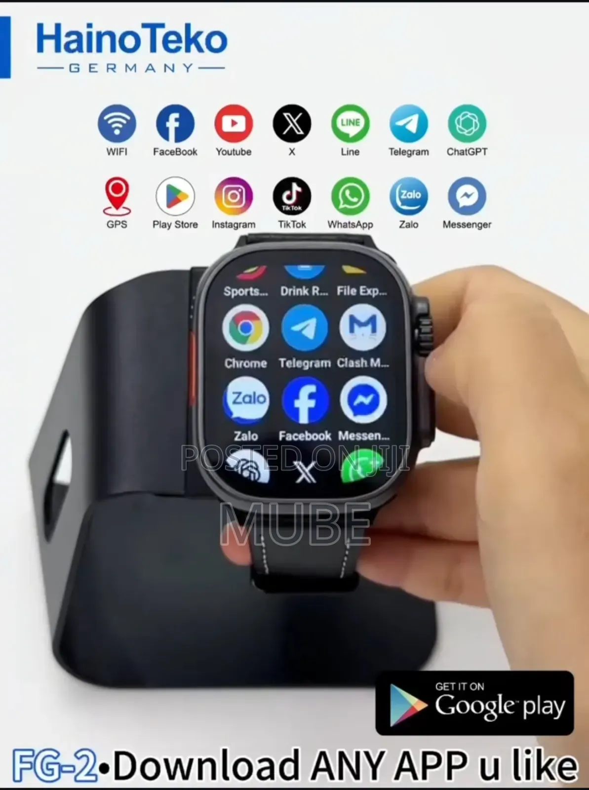 Hainoteko Fg-2 5g Smart Watch