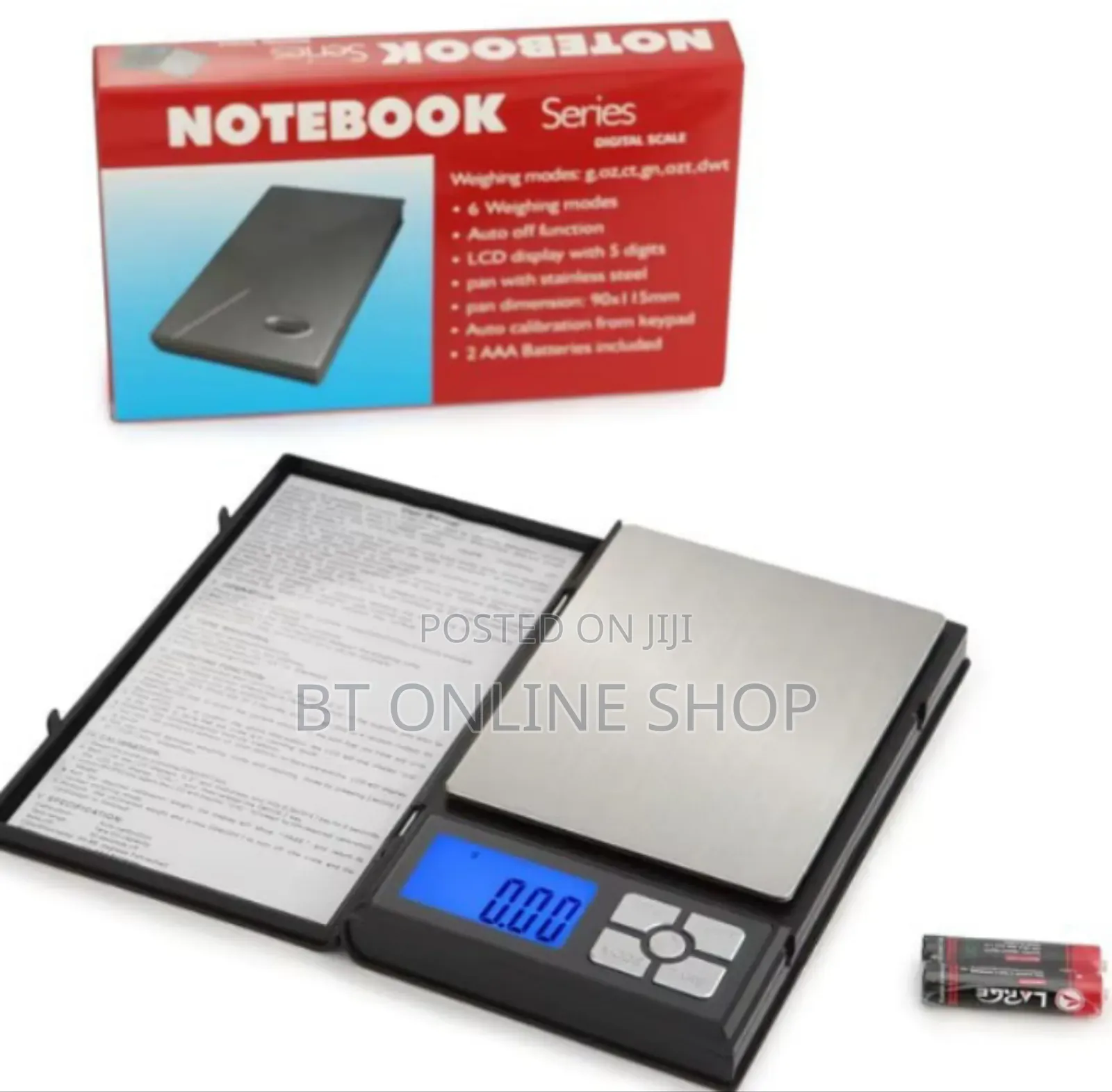 Notebook Digital Scale