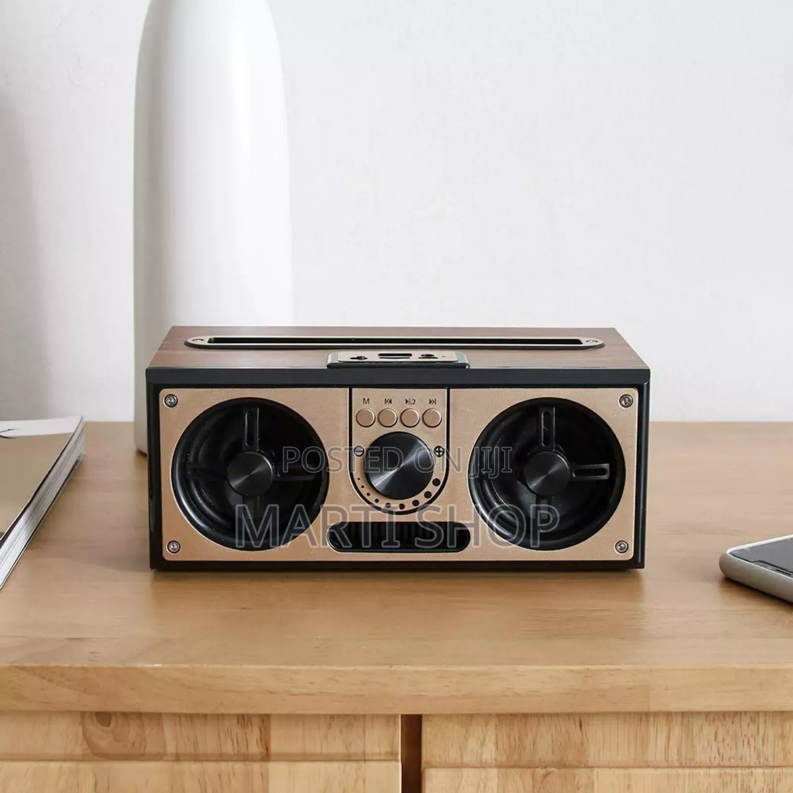 Sevan - Giftology Retro Wood 20w Bluetooth Speaker With Fm