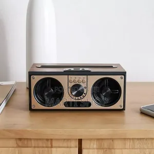 Sevan - Giftology Retro Wood 20w Bluetooth Speaker With Fm