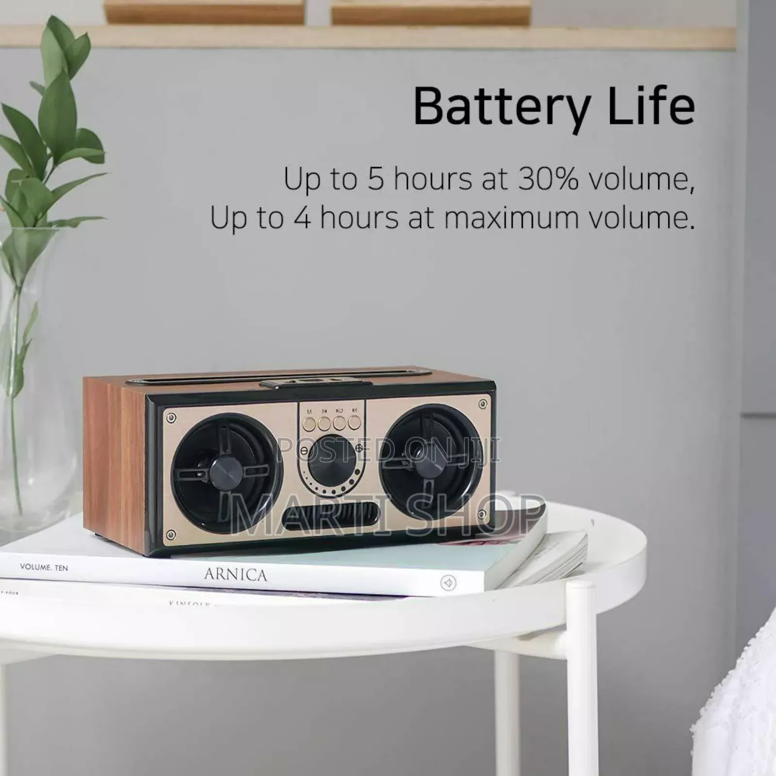 Sevan - Giftology Retro Wood 20w Bluetooth Speaker With Fm