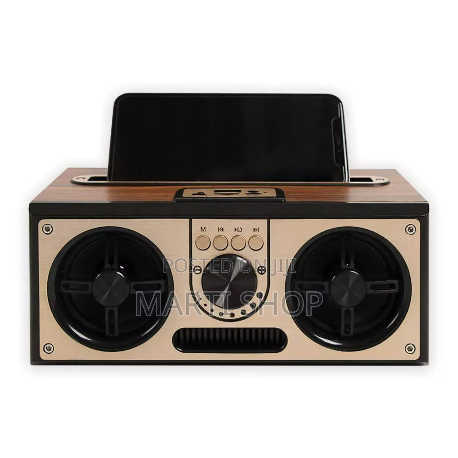 Sevan - Giftology Retro Wood 20w Bluetooth Speaker With Fm