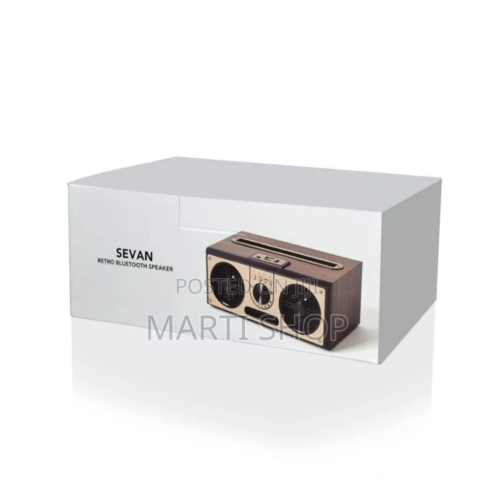 Sevan - Giftology Retro Wood 20w Bluetooth Speaker With Fm