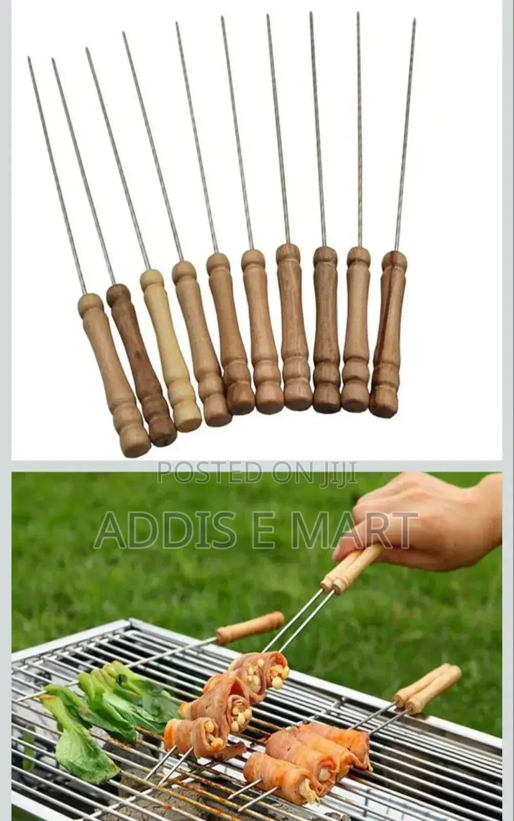 10 PCS Skewers Set for All Barbecue BBQ Need