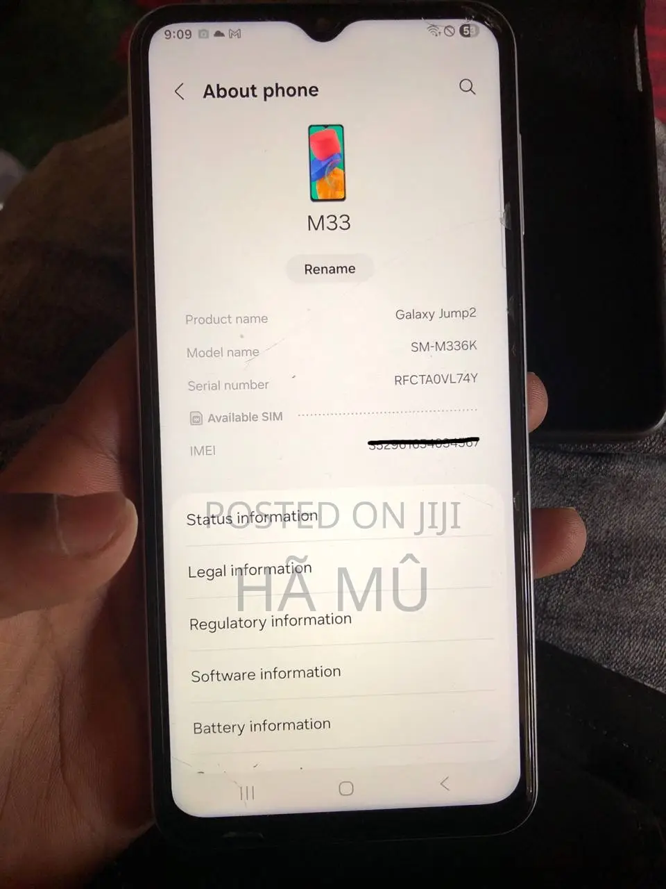 New Samsung Galaxy M33 128 GB White