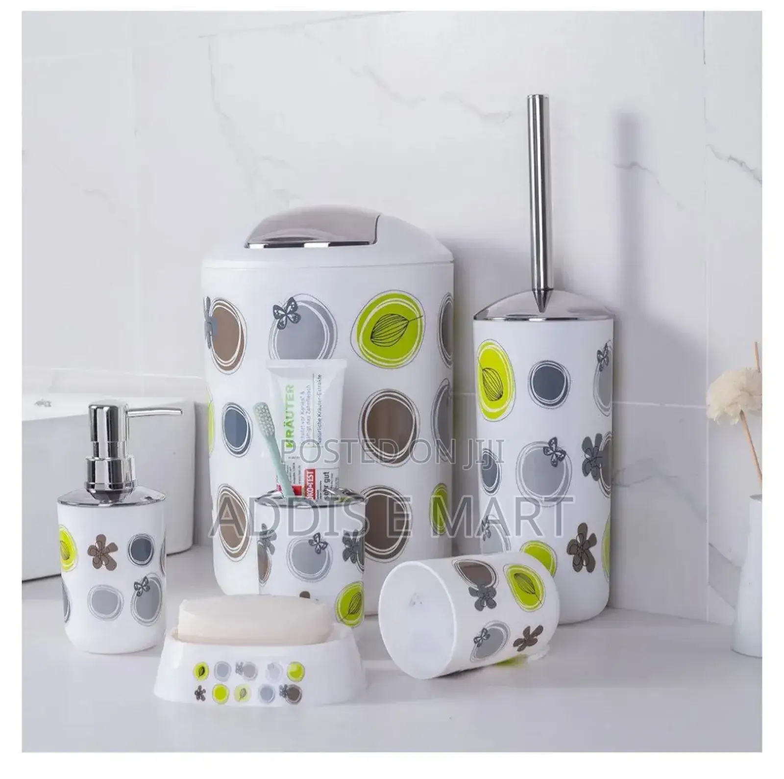 Bathroom Accessory Set 6 Pieces