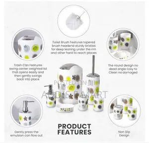 Bathroom Accessory Set 6 Pieces