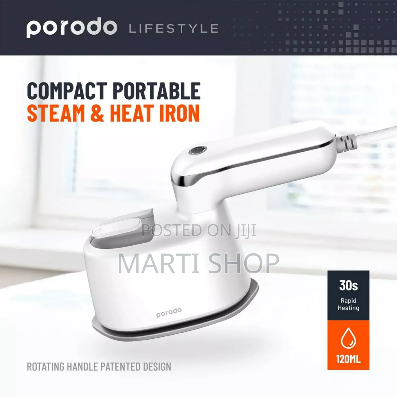 Porodo Lifestyle Mini Steam Iron