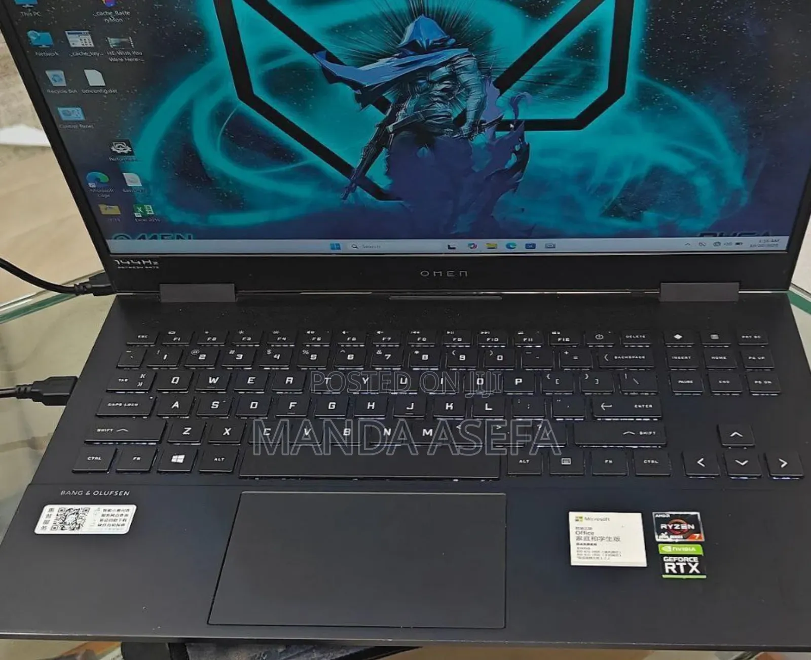 New Laptop HP Omen 15 16GB AMD Ryzen 7 SSD 512GB