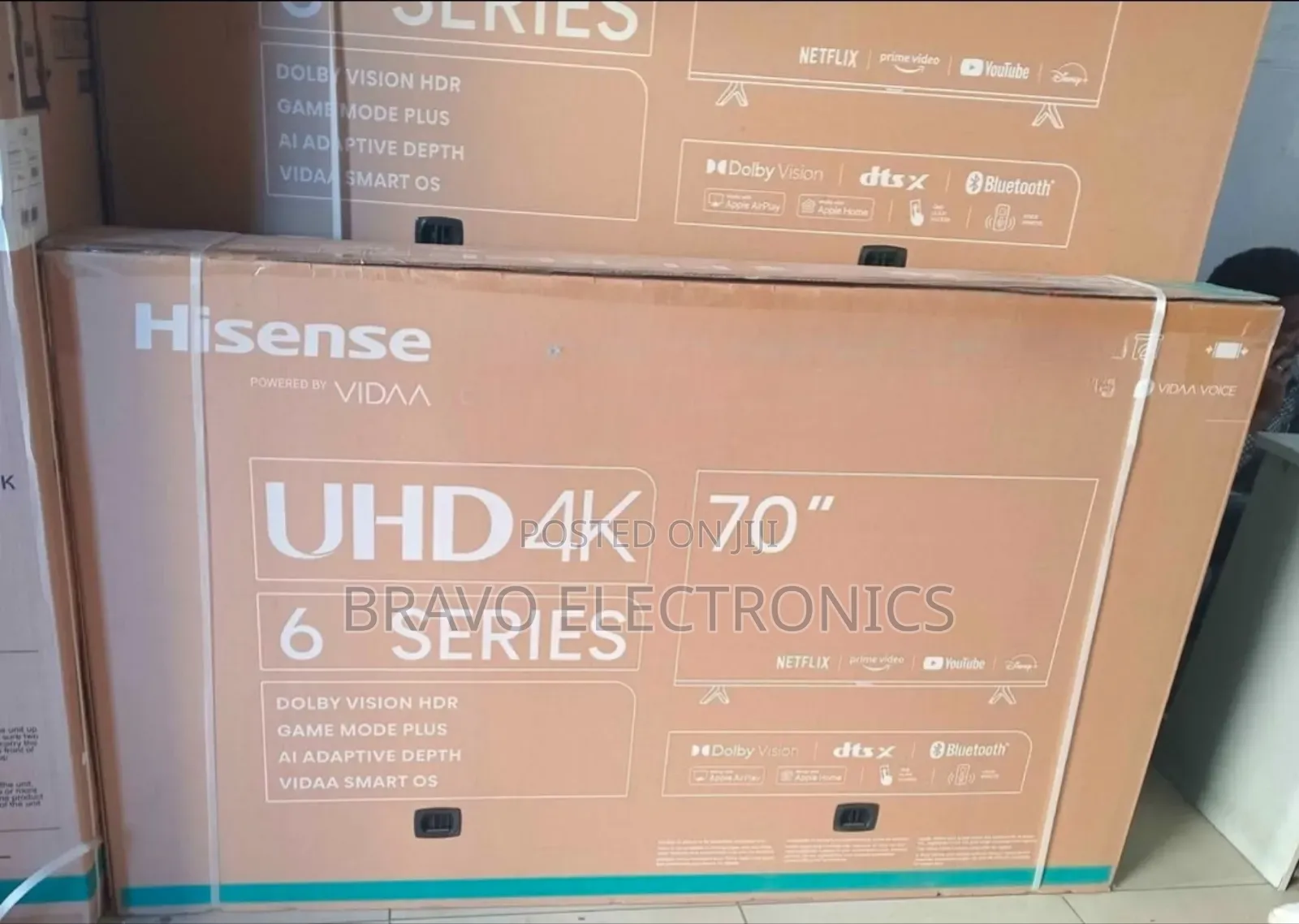 Hisense 70” Uhd Tv (Vidaa) — Cinematic View, Smart Performance! 