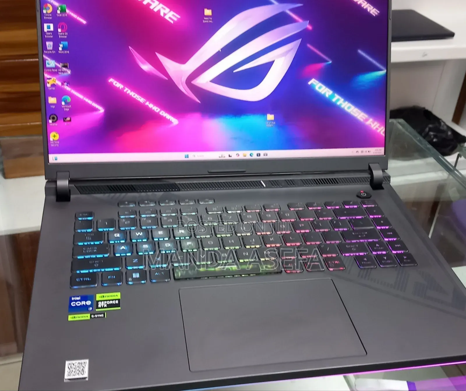 New Laptop Asus ROG Strix G16 G614 16GB Intel Core I7 SSD 1T