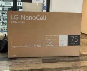  Lg 75” Nanocell Tv— Pure Color, Real Cinema Experience! 