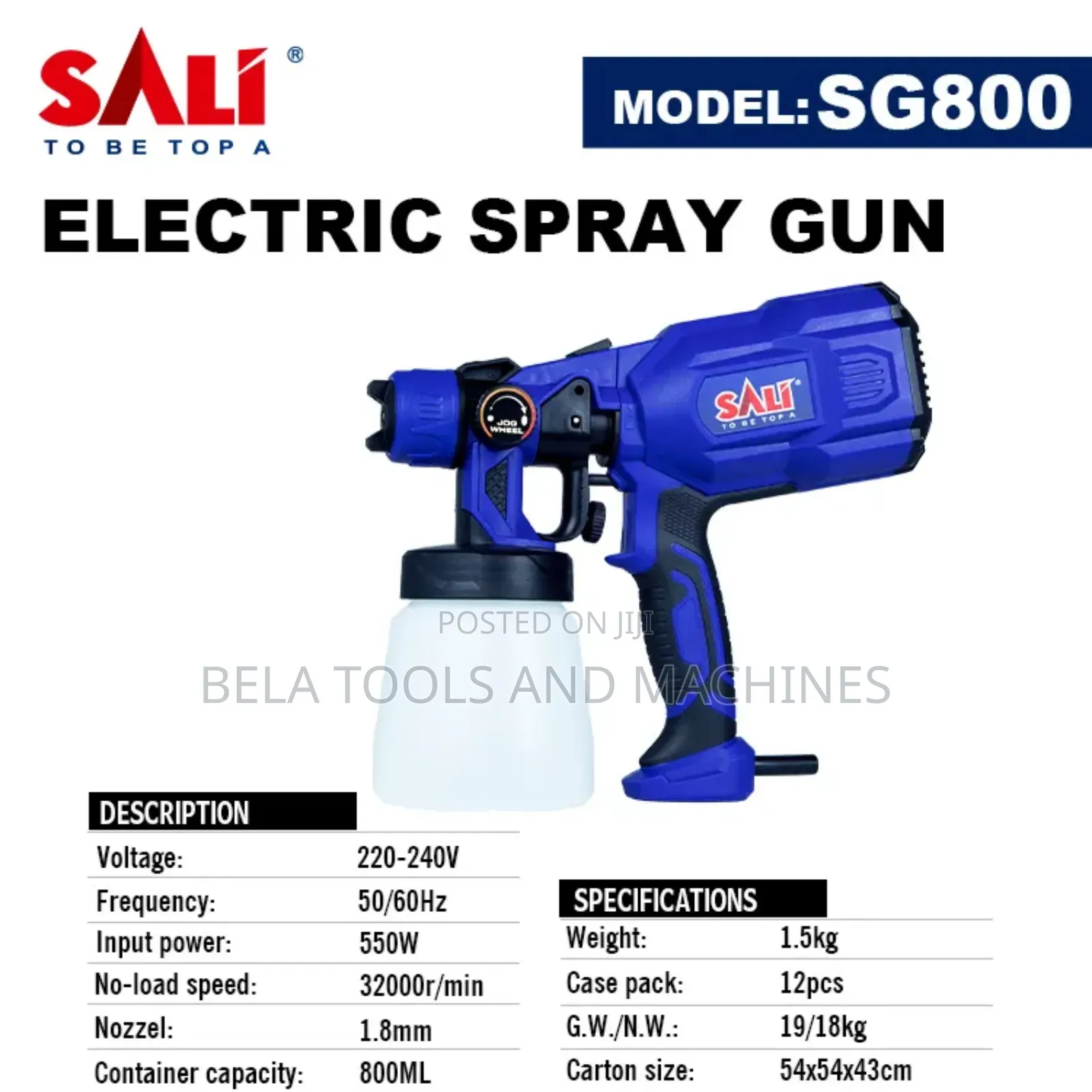 High Quality Professional Sali Spray Gun 550w