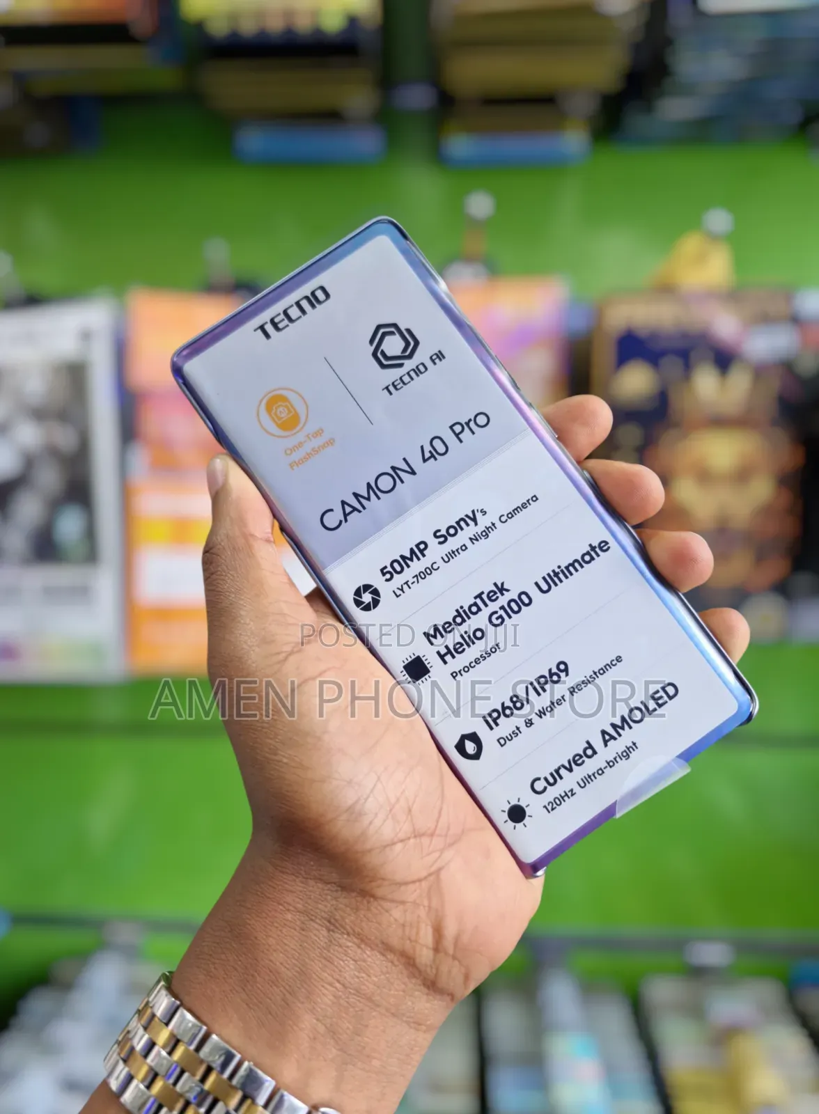 New Tecno Camon 40 Pro 256 GB