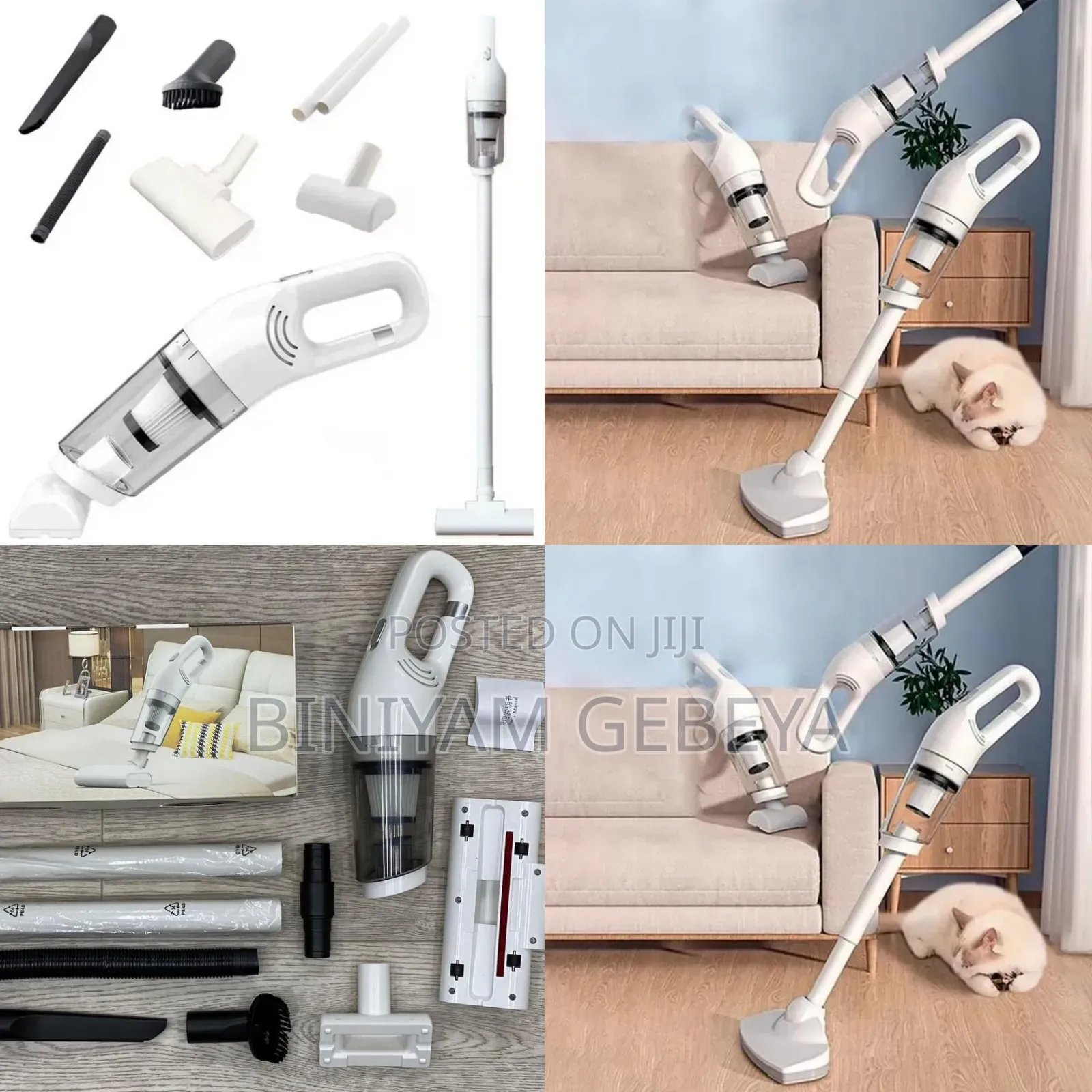 Original Newለመኪና፣ አቧራ; ለምንጣፍ፣ ሶፋ 3 in 1 Wireless Hand Vacuum Cleaner