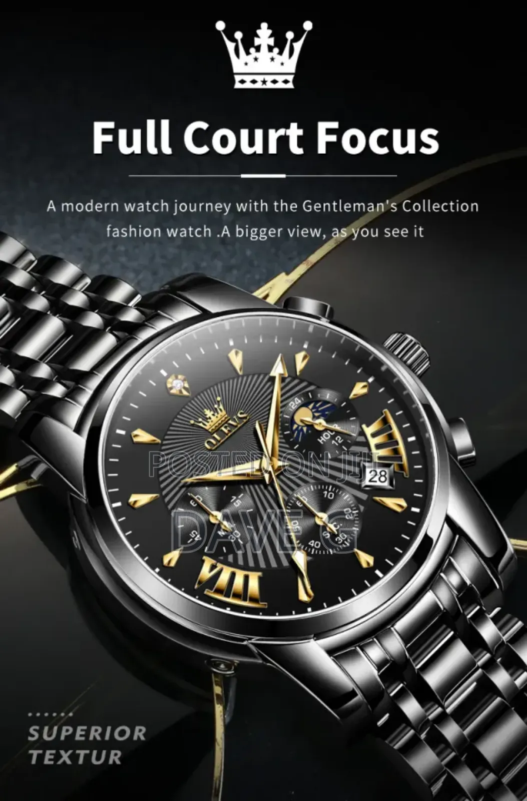 Olevs Luxury New Designe Men's Watch