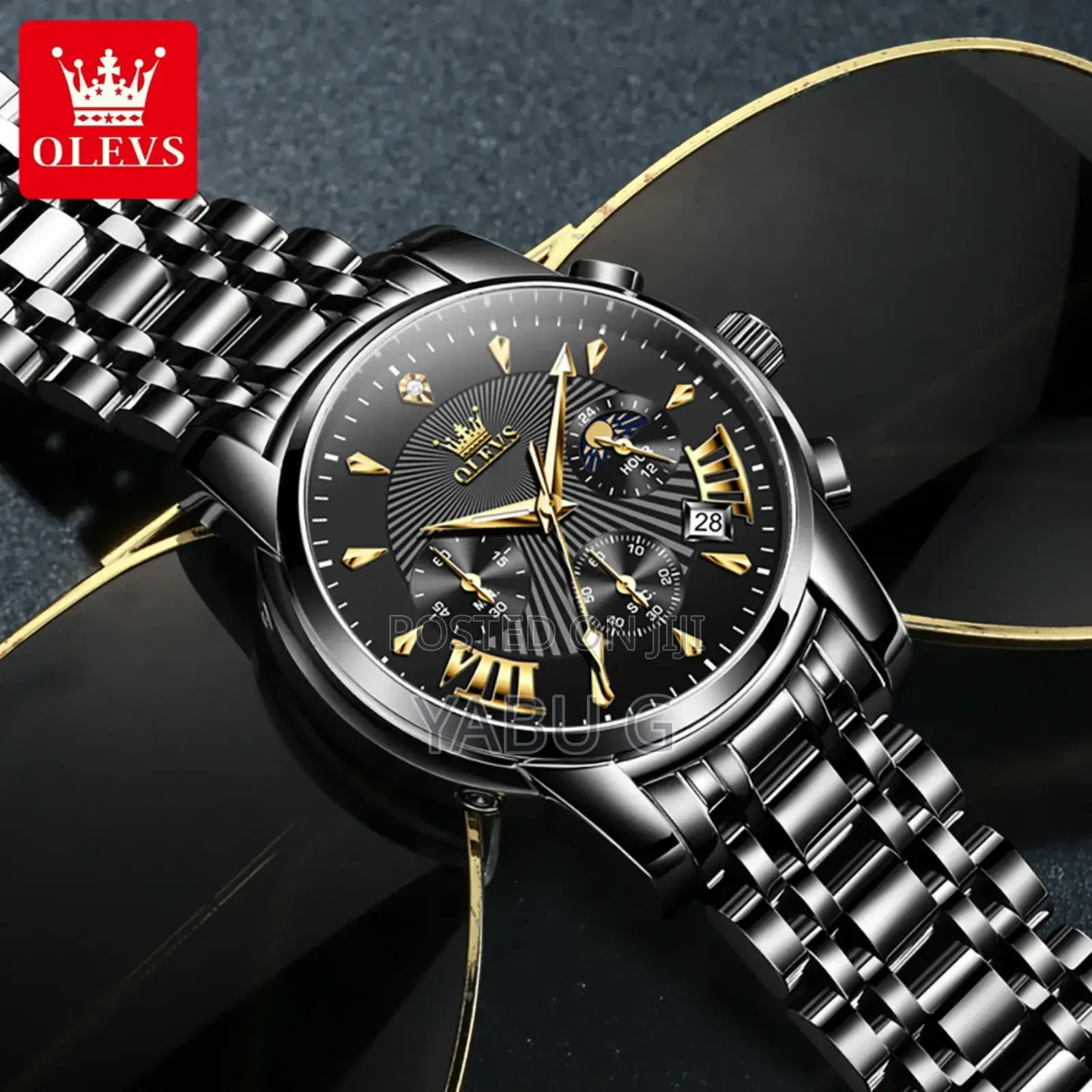 Olevs Chronograph Luxury Mens Watch - Olevs Watches
