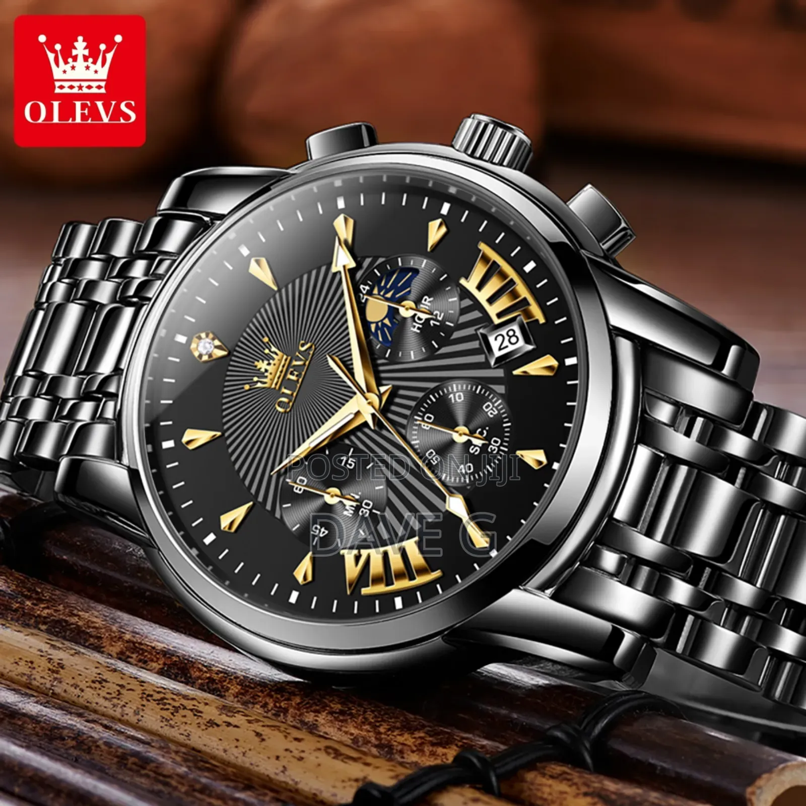 Olevs Chronograph Luxury Mens Watch - Olevs Watches
