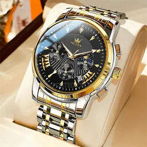 Photo - New Olevs Brand Men's Business Watch Luminous Waterproof