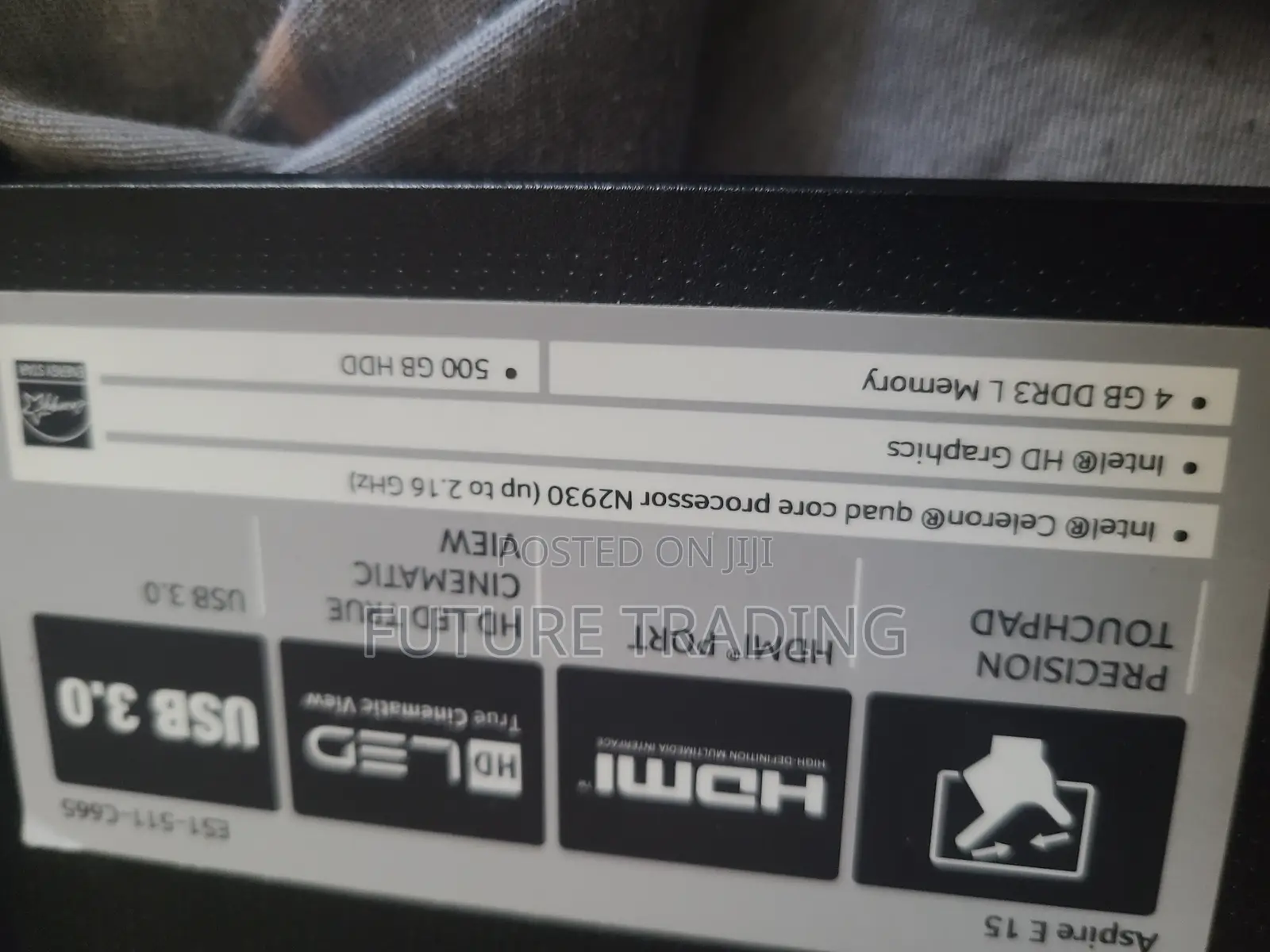 Laptop Acer Aspire ES1-511 4GB HDD 500GB