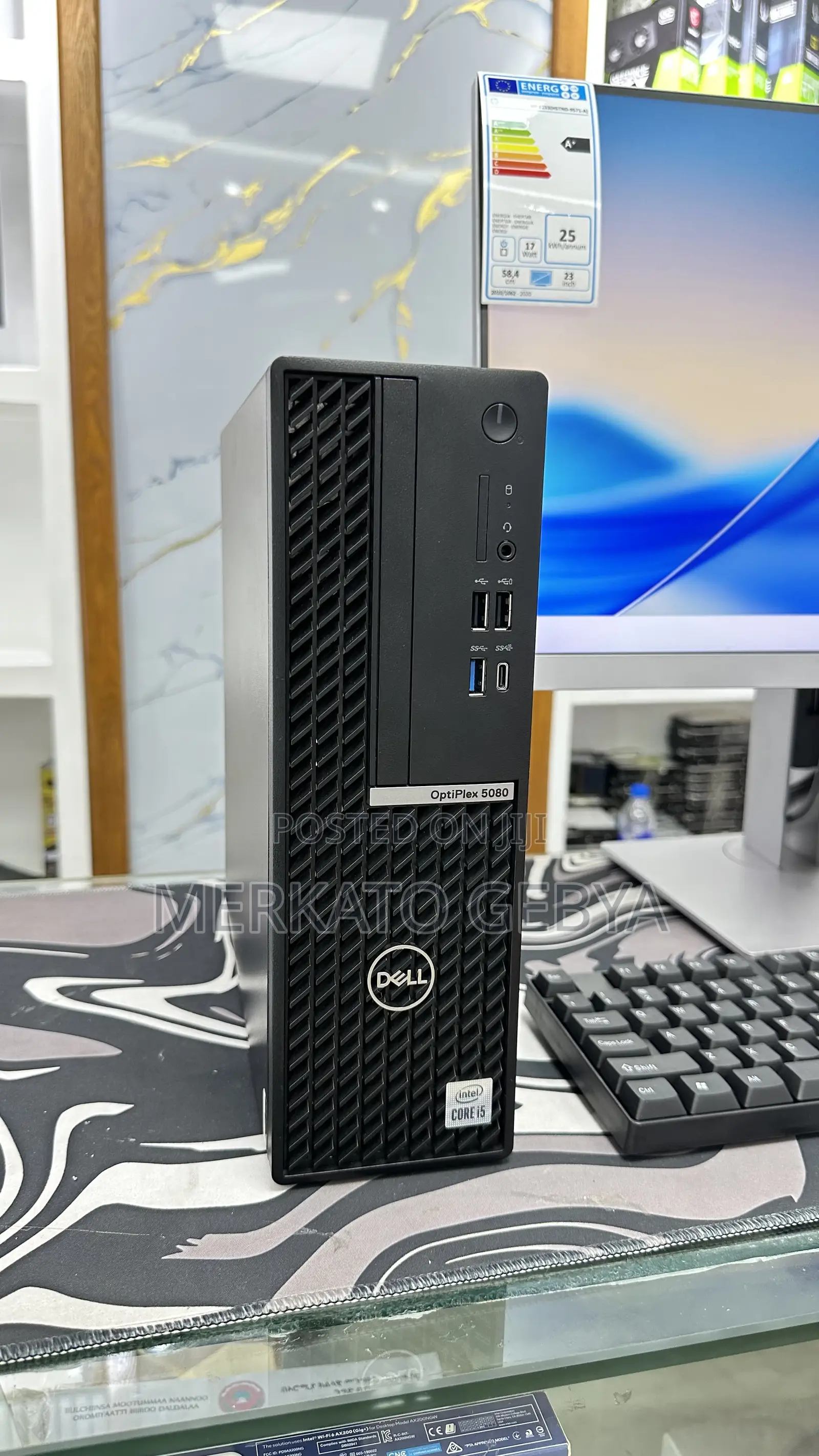 Desktop Computer Dell OptiPlex 3080 8GB Intel Core I5 SSD 500GB