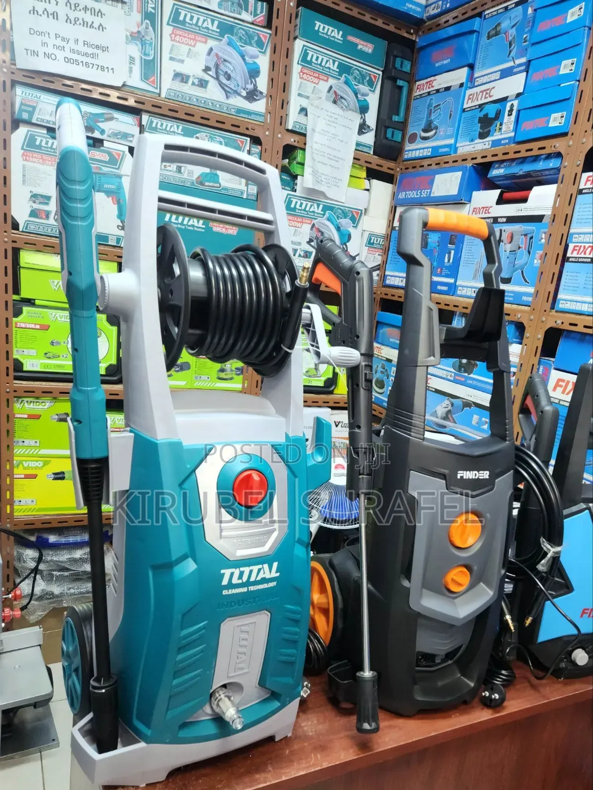 High Pressure Washer Total 2500w Finder 2200