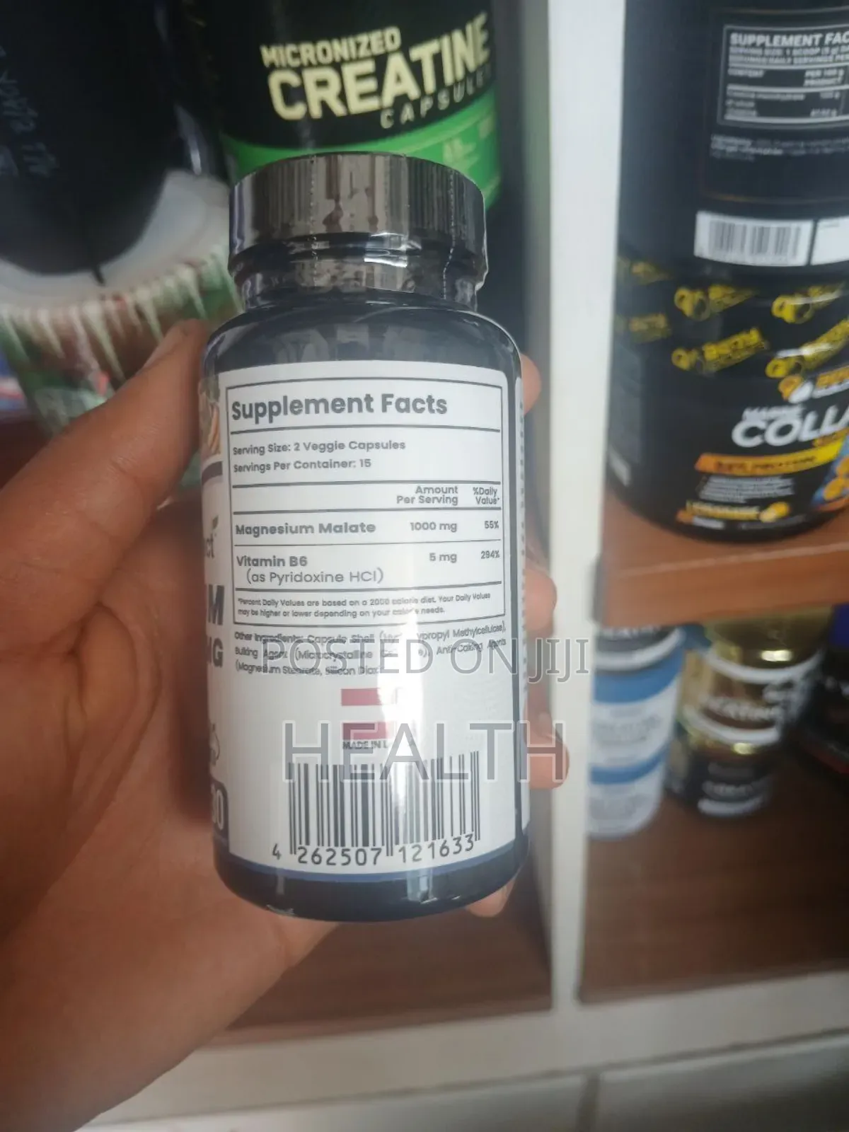 Magnesium Malate Plus Vitamin B6 30 Capsule