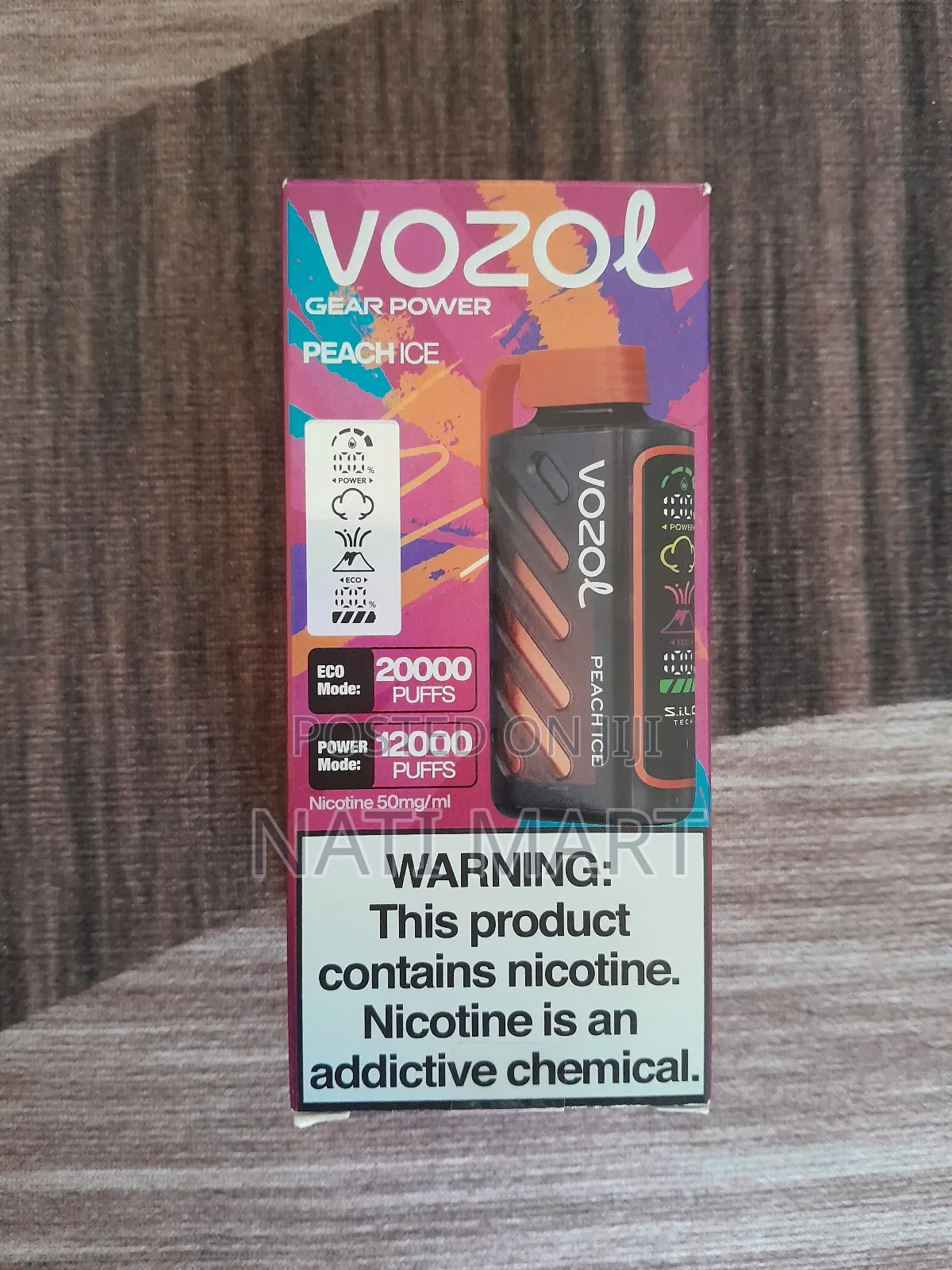 Peach Ice and Grape Ice 20,000 Puff