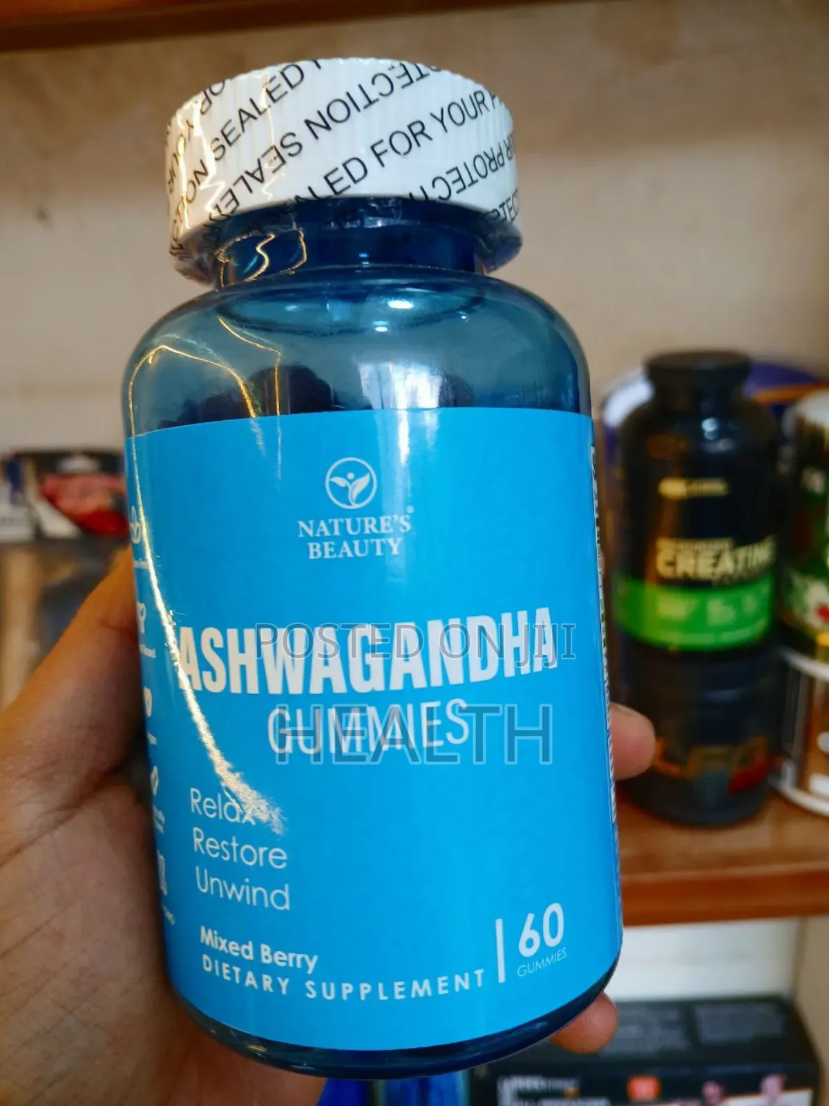 Ashwaganda Gummies 60 Capsule