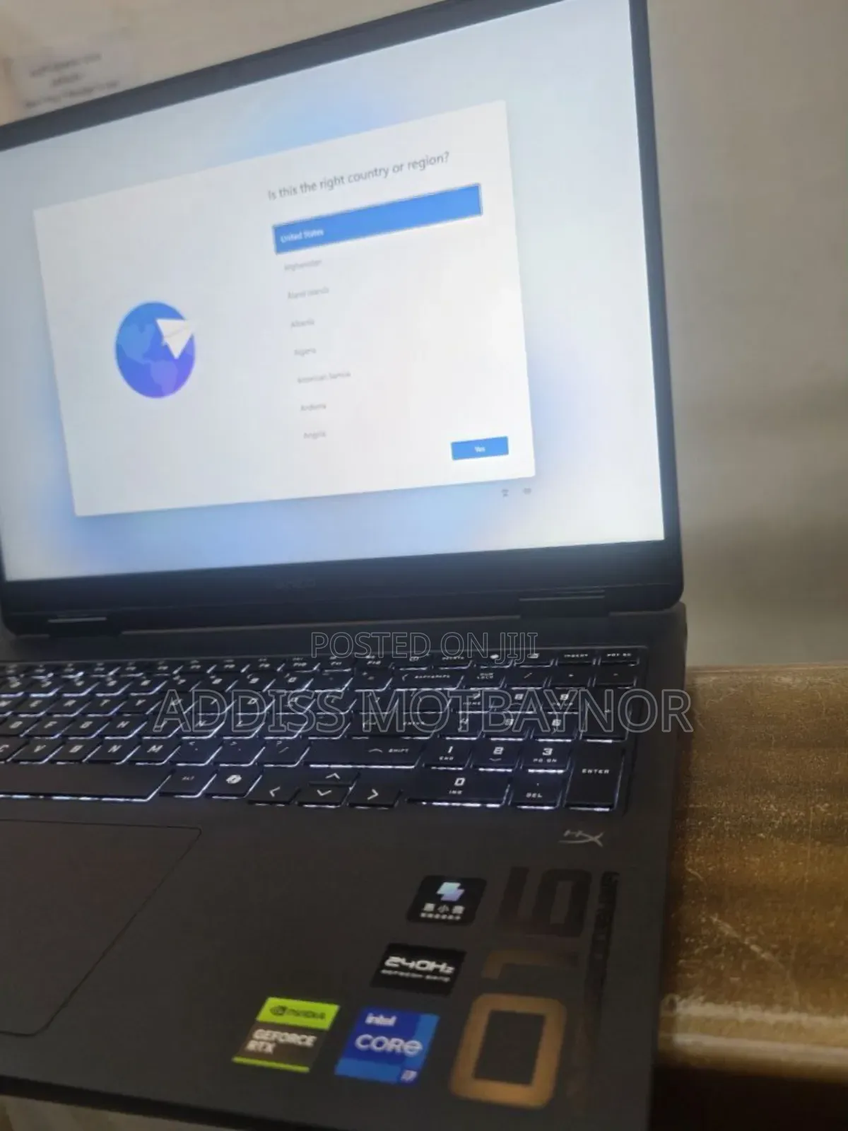 New Laptop HP Omen 16 16GB Intel Core I7 SSD 512GB