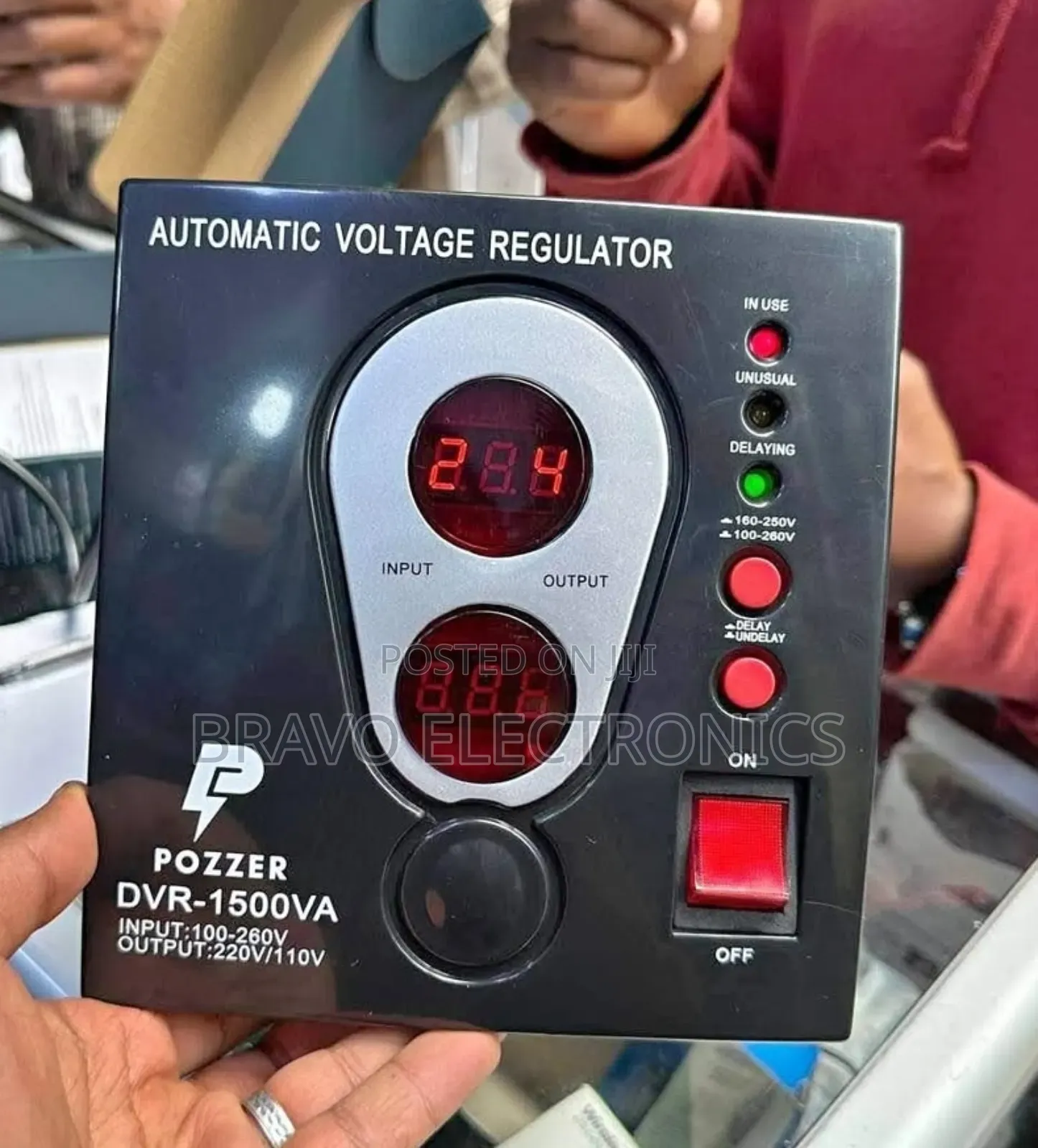 Pozzer Digital Stabilizer 1500va — Smart Protection Devices! 