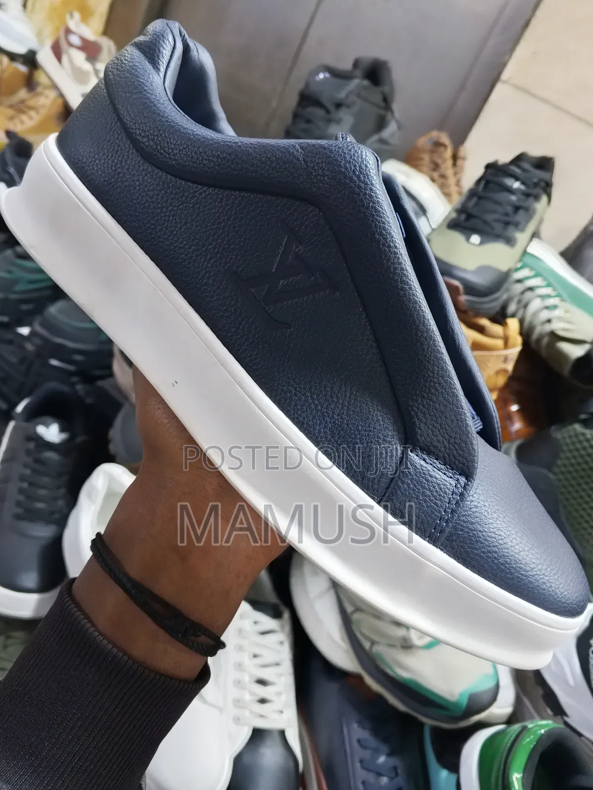 This Is Apair of Louis Vuitton Lv Trainer Men's Snickers Multicolor