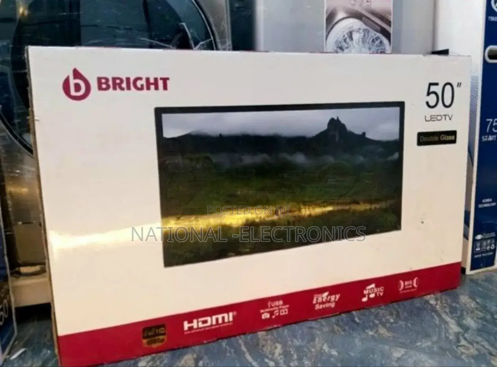 Bright 50 Inch Tv Smart Android New 2024 Oute Price