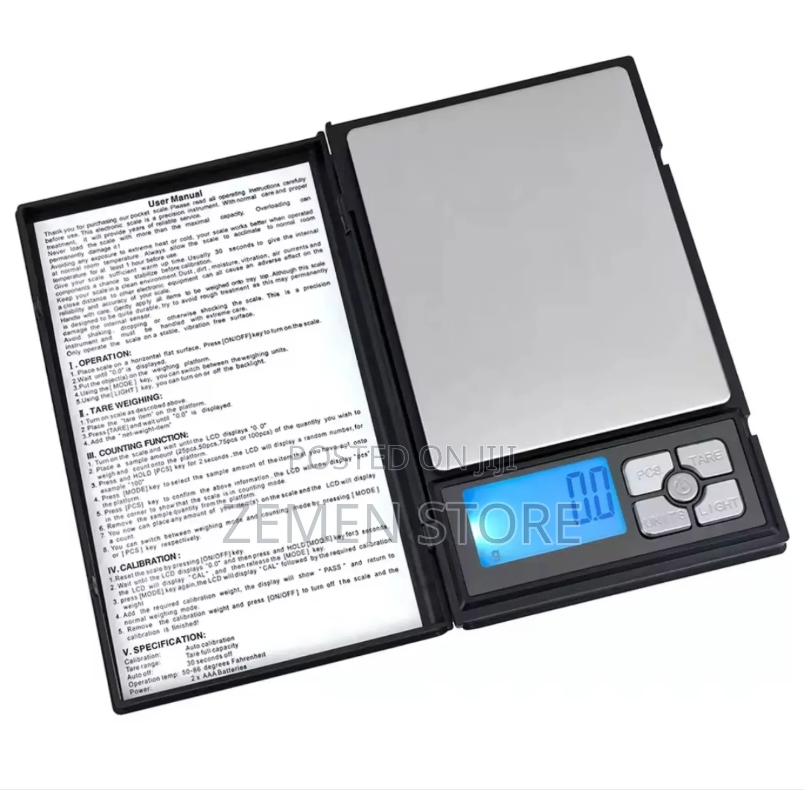 Notebook Accurate Scale