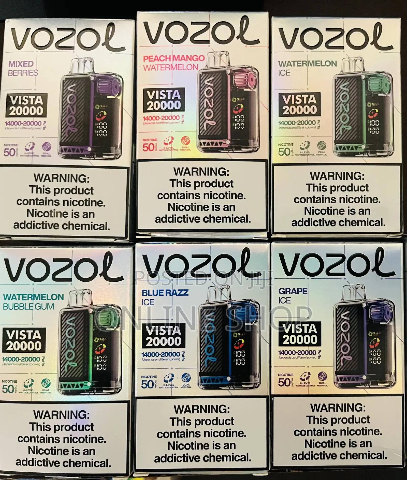 The New Vozol Twenty Thousand Puff Vape