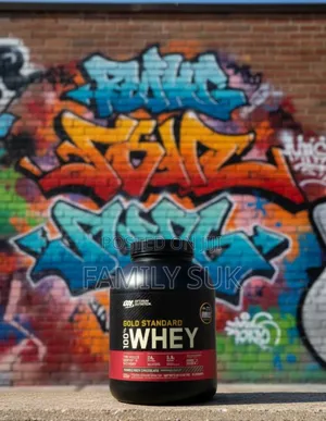 Photo - Whey Gold Standard Supports Muscle Protein.