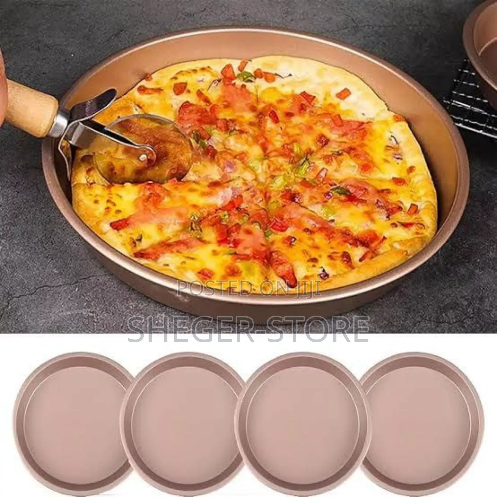 Orginal 3pcs Hotchef Granite Non-Stick Oven Tray ( የማይዙ ከግራናይት የተሰሩ )