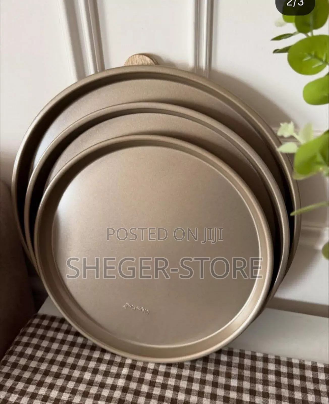 Orginal 3pcs Hotchef Granite Non-Stick Oven Tray ( የማይዙ ከግራናይት የተሰሩ )