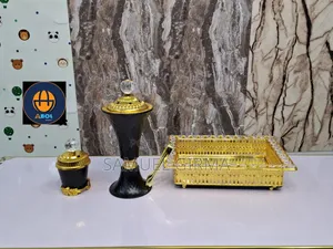 የቡና ማቅረቢያ የስኒውወፍራም መስታዎት የሆነየራሱ የዕጣን ማጨሻ 
የዕጣን ማስቀመጫ እና መቆንጠጫ የያዘ