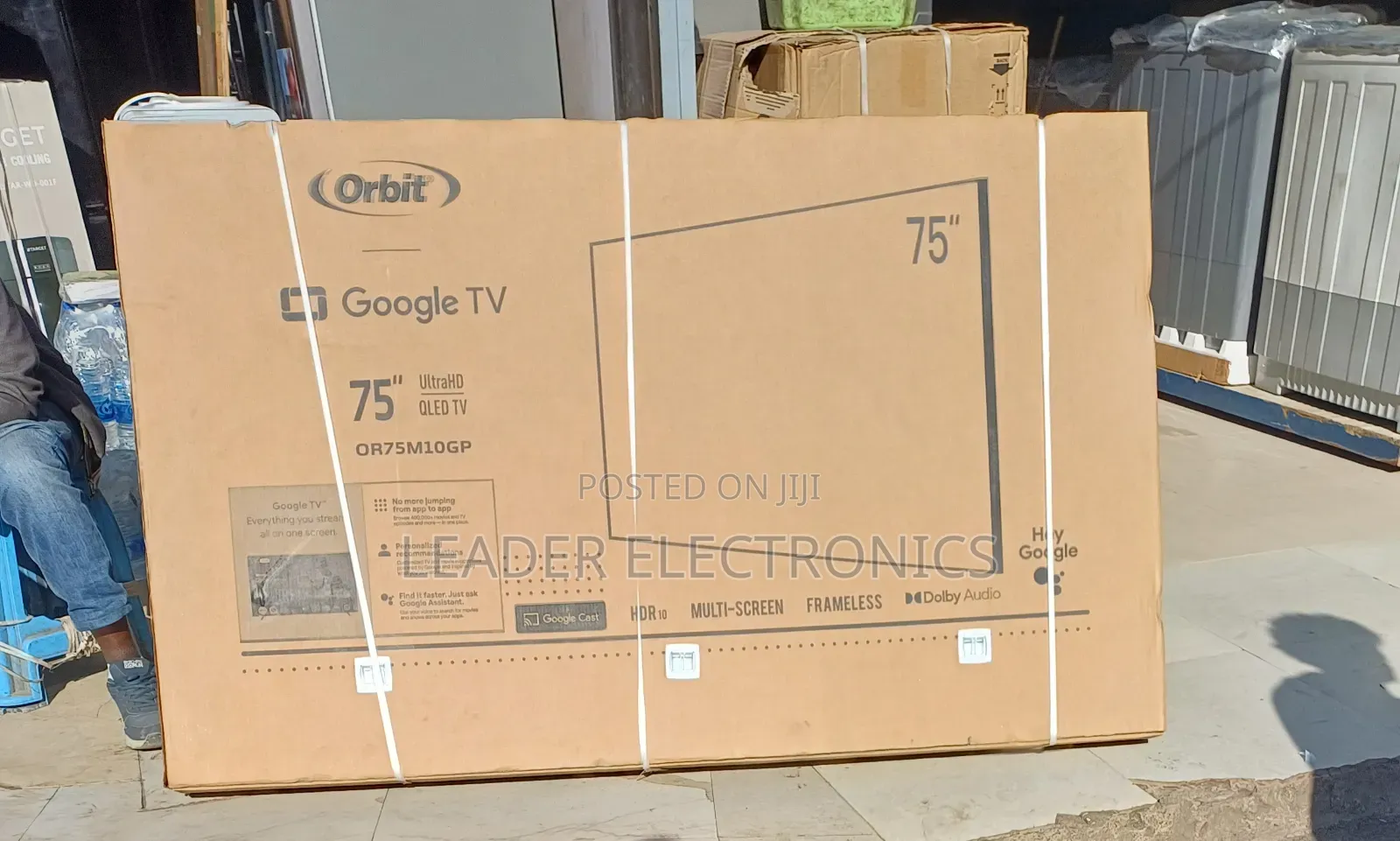 Entertainment, Borderless Design  | Orbit 75'' Frameless Google Tv