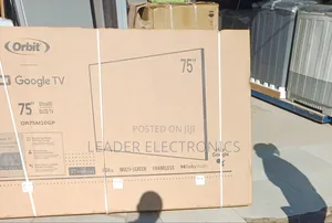 Entertainment, Borderless Design  | Orbit 75'' Frameless Google Tv